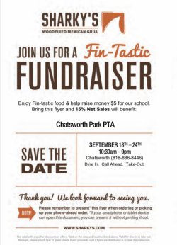 PTA Dine Out - Sharky\'s